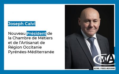 Joseph CALVI, nouveau Président de la CMAR Occitanie