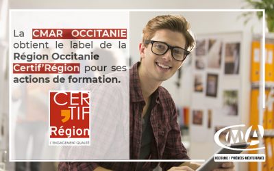 La CMAR Occitanie obtient la certification Certif’Région
