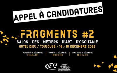 APPEL à candidatures salon fragments#2