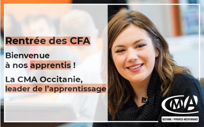 Rentrée des apprentis dans les CFA de la CMAR Occitanie